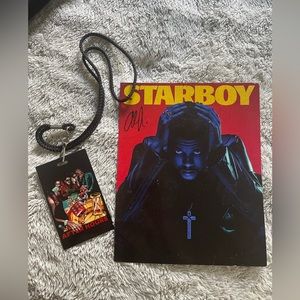 The Weeknd Signed Poster and Early Entry Pass